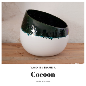 Cocoon ceramic vases