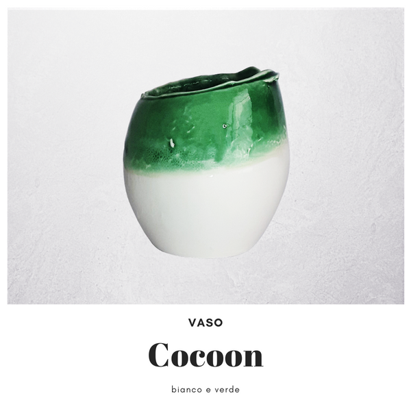 Vaso in ceramica Cocoon