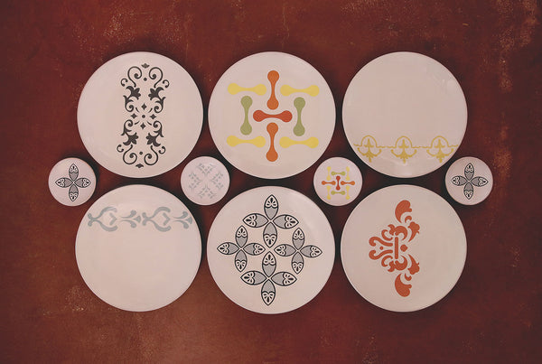 Piattino in ceramica Dettagli | Garofano