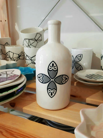 Ceramic Bottle Details | Anemone