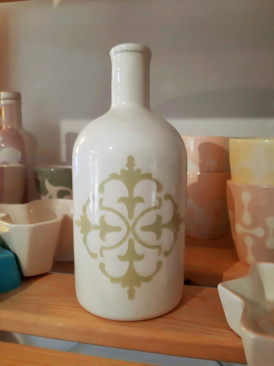 Bottiglia in ceramica Dettagli | Narciso