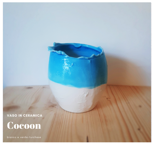 Vaso in ceramica Cocoon