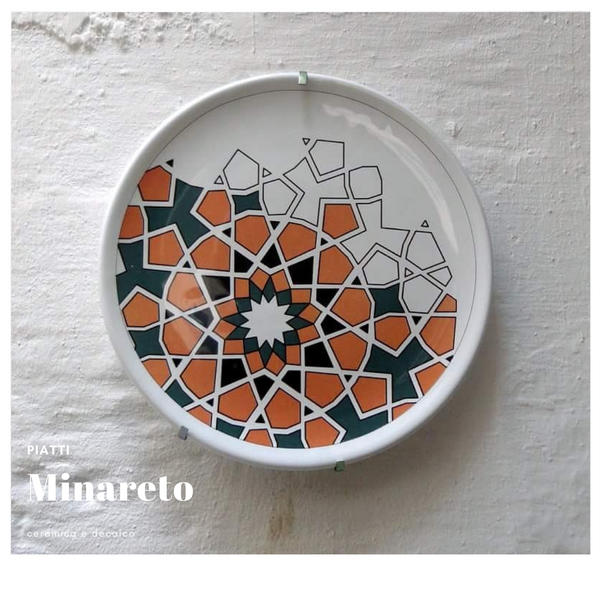 Piattino in ceramica Minareto