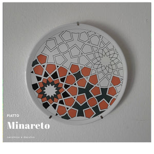 Minareto ceramic plate
