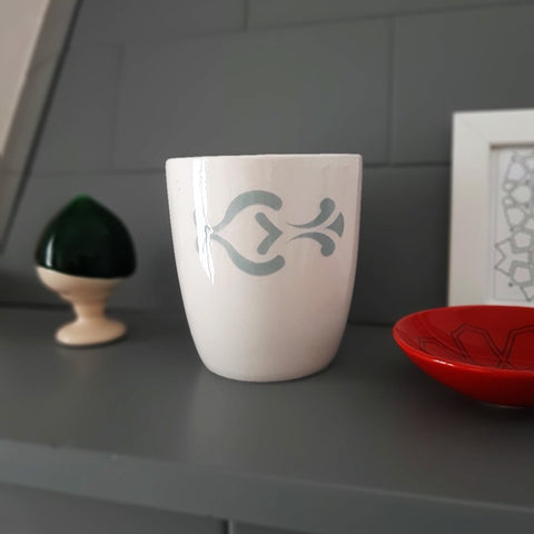 Ceramic Mug Details | Hydrangea